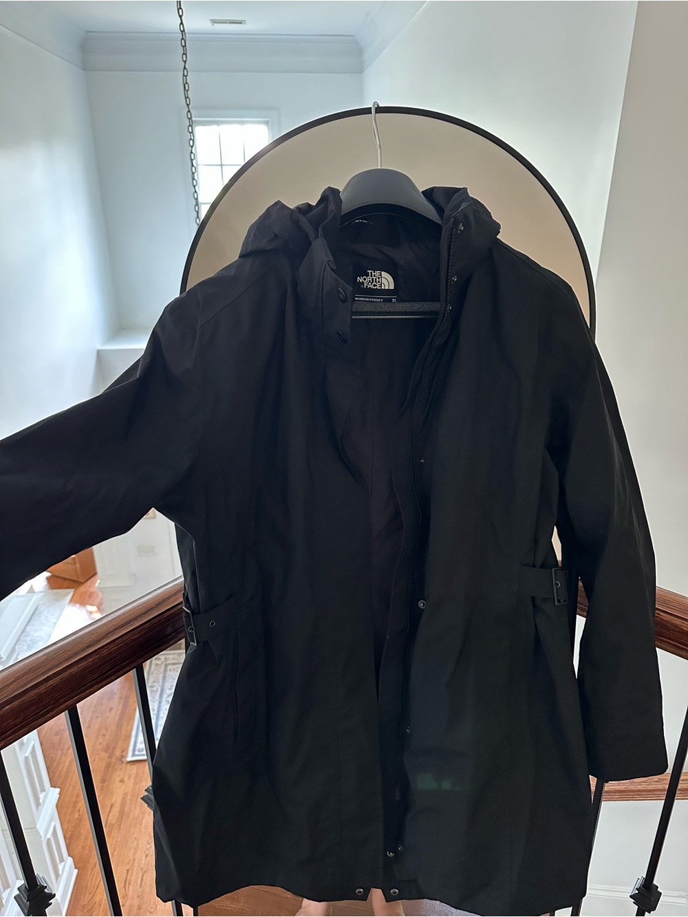 The North Face Black Women's Hooded Trench Coat